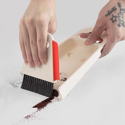 Coffeeart table cleaning brush red