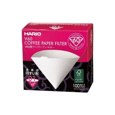Hario Paper Filter Box V60-01 100 ks