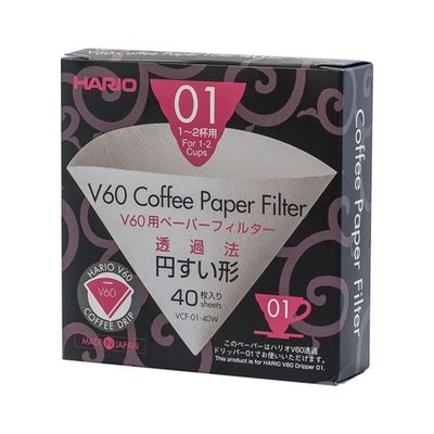 Hario Paper Filter V60 01 40KS
