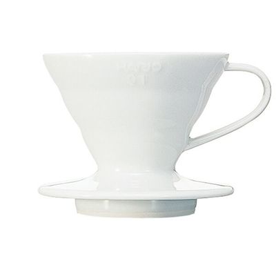 Hario Porcelain Coffee Dripper V60 01 White