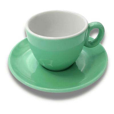 Inker espresso 70ml mint cup and saucer