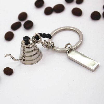 Keychain kettle silver