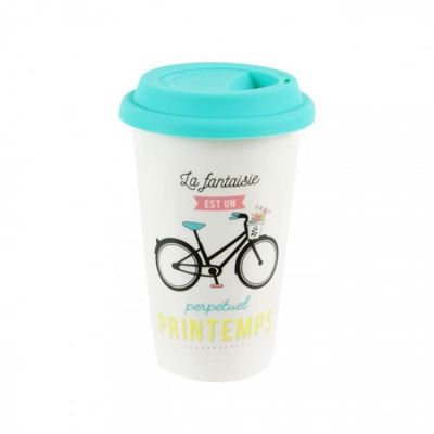 Printemps porcelain & silicone travel mug 0,4 L