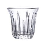 Vertical grain glass cup 160 ml